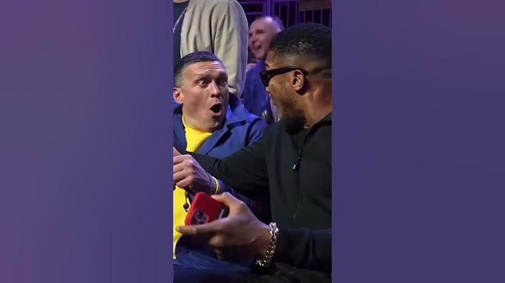 AJ & Usyk Reaction To Joseph Parker KO #boxing #anthonyjoshua #usyk #knockout