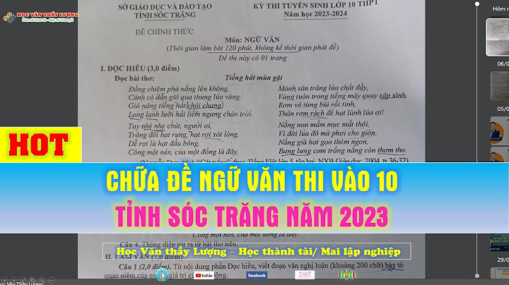 Đề thi môn ngữ văn tuyển sinh vào lớp 10