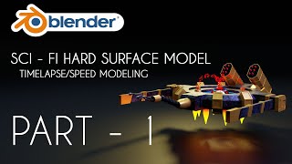 Blender 2.91 - Sci Fi Hard Surface Robot Model | Part - 1 | Time Lapse