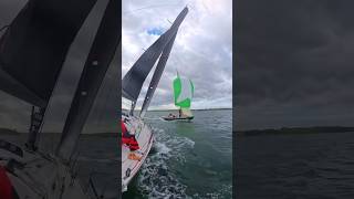 This is what real racing looks like ⛵️ #sailing #intense