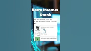 Retro Internet Prank #shorts