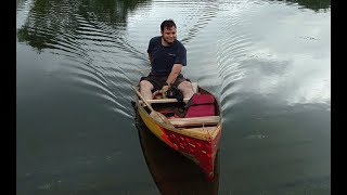 Testing Weedwhacker Canoe Motor on the Lake!