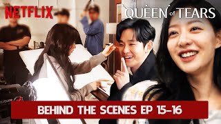 Queen Of Tears Behind The Scenes Episode 15 - 16 - Funny moment of  Soo-hyun and Ji-won [ENGSUB] Resimi