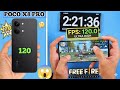 Poco x8 pro Free Fire Test 120 fps | poco x8 pro Gaming Test | poco x8 pro FF Gameplay | poco x8 pro
