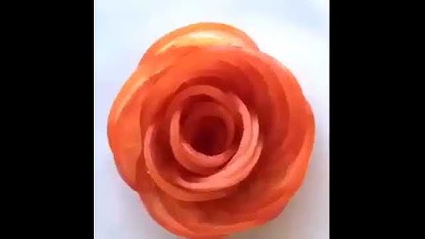 Học Nấu Ăn l Hướng dẫn cắt tỉa rau củ quả để trang trí đẹp mắt.