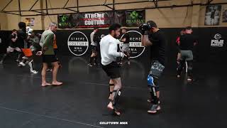 MMA Drills At Xtreme Couture MMA With Eddie Barraco
