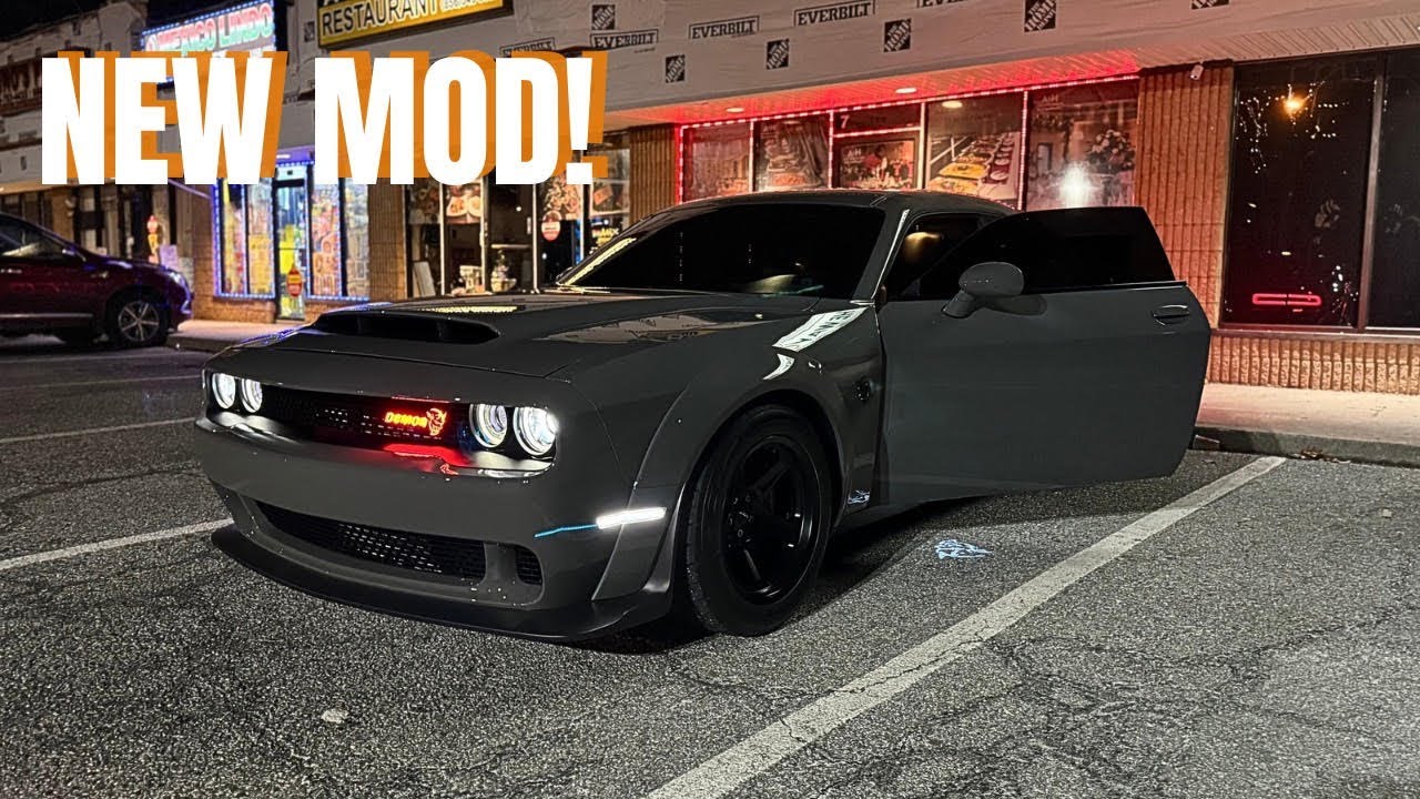 Я установил новую модификацию на свой Dodge Demon!