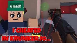 I CHEATED WITH AIMBOT AND WALLS IN KRUNKER.IO…