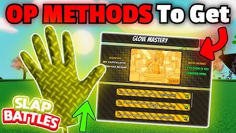 OP METHODS For Getting Tycoon MASTERY! | Slap Battles