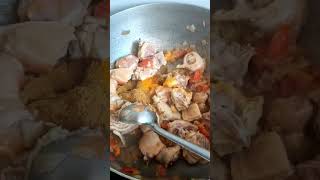 కష్టపడి తెచ్చిన చికెన్ తో chicken curry ??youtubeshorts food viralvideos trending