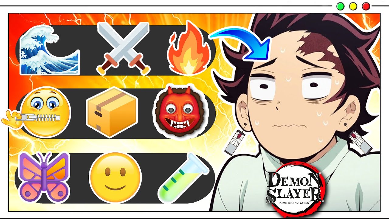 DEMON SLAYER EMOJI QUIZ 👺⚔️ Guess the Demon Slayer Character!🤔 Kimetsu no  Yaiba Character Quiz ⚔️ 