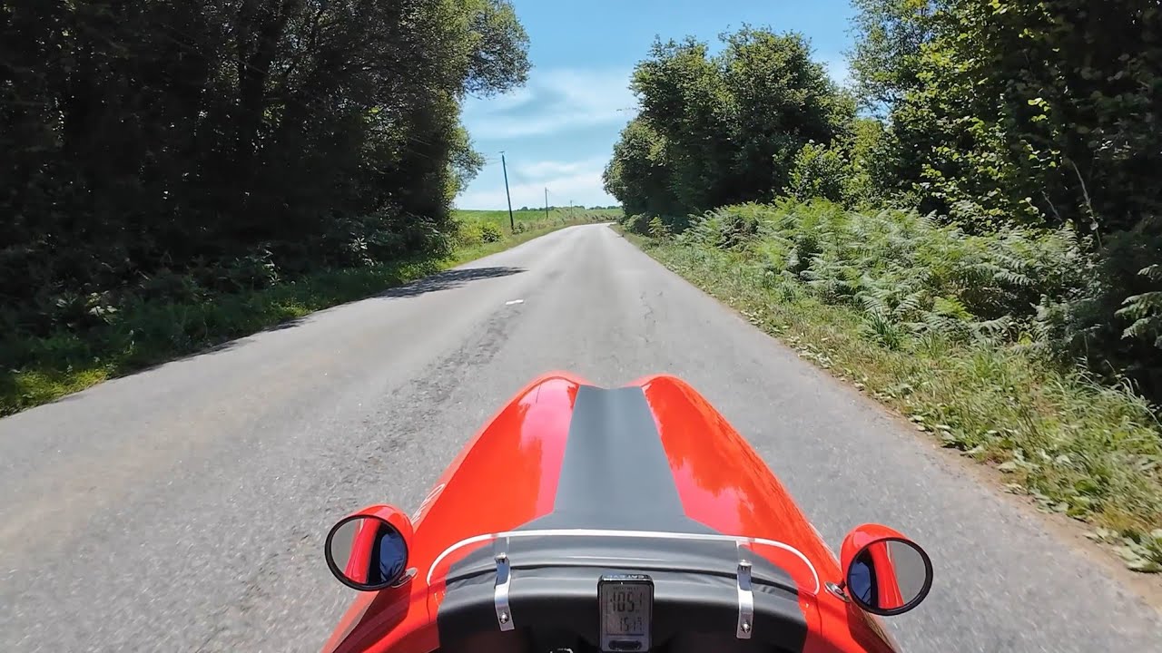 Velomobile Quatrevelo 105 km/h !