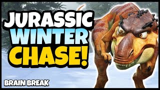 Jurassic Winter Chase Brain Break Just Dance Dinosaur Run