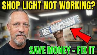 Fluorescent Shop Light Not Working Replace The Ballast U0026 Save Money t8 Fix