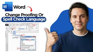 How to Change Proofing or Spell Check Language in Microsoft Word | Set Default Language (2026 Guide)