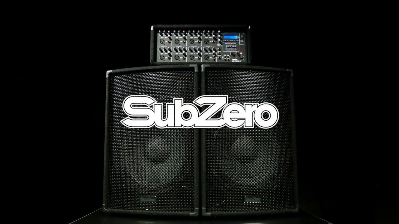 SubZero SZPA-815 300W 15" PA System With Media Player | Gear4music demo
