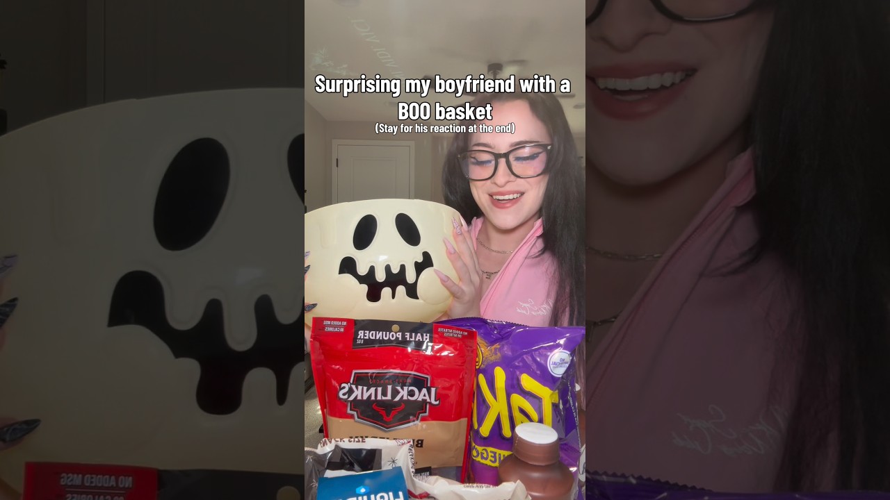 It’s October!🎃👻 Boo Basket season! #Halloween #suprise #boobasket #october #boyfriend #fyp #love ￼