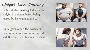 English Short Story 🍀| Weight Loss Journey | Graded Reader English Level 4 | Bedtime stories