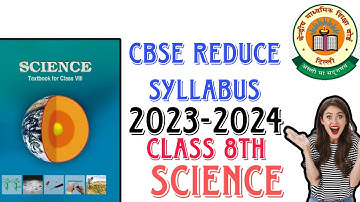 Reduced Syllabus of class 8th Science ✌️ Ncert 2023-24