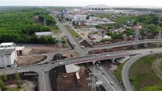 Видео Полностью открыли движение по путепроводу / Демократическая ул. - ул.Ташкентская г.Самара #Russia от Александр Карягин, Демократическая улица, Самара, Россия