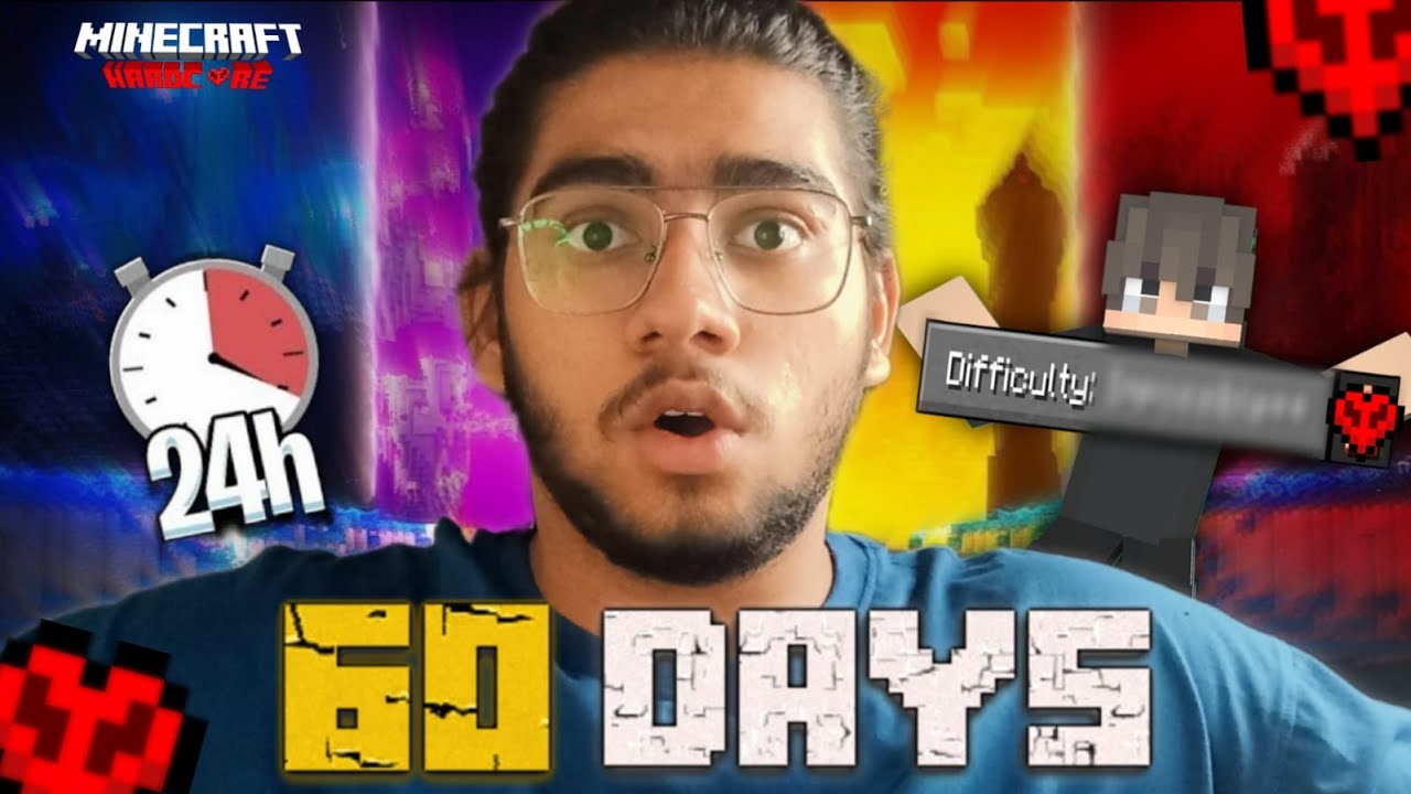 MINECRAFT HARDCORE❤️DAY-4❤️60 DAY'S 24/7 STREAM CHALLENGE❤️GONE CRAZY