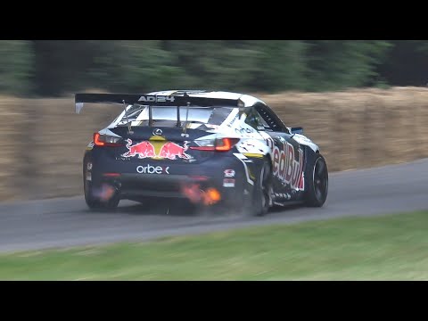 Lexus RC F Drift Car 5.7L V8 Superchager - Flames & Drifts!