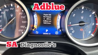 Maserati Adblue Limited Miles Coded & Reset HOW TO GUIDE Using Autel