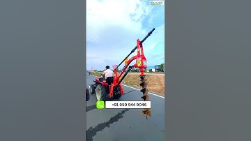 Post hole digger #ytshorts #farming #chaffcutter #vairalvideo #vairalshort #vairal