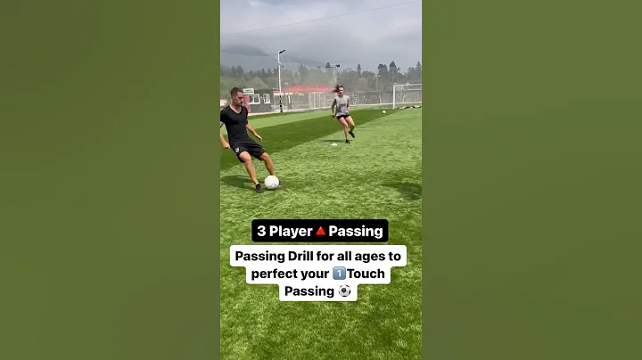 3 Player 🔺Passing | Soccer Passing Drill For All Ages ⚽️ #soccer #soccertraining