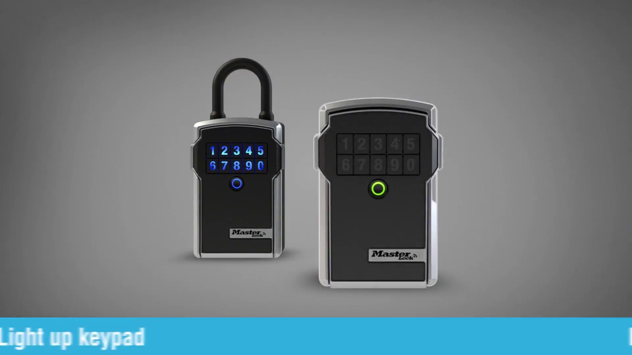 Boîte à clés sécurisée Bluetooth MASTER LOCK - Cadenas et rangements  sécurisésfavorable à acheter dans notre magasin