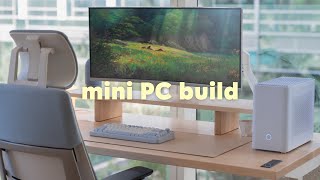 Mini PC Build | Aesthetic Home Office, Minimalist Style Setup