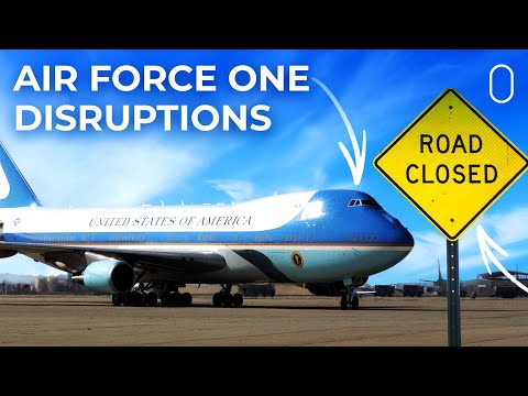 How Much Operational Disruption Can An Air Force One Visit Cause?