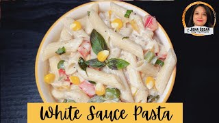 White sauce pasta Recipe | Creamy Cheesy Pasta | Pasta Recipe @JignaGosar