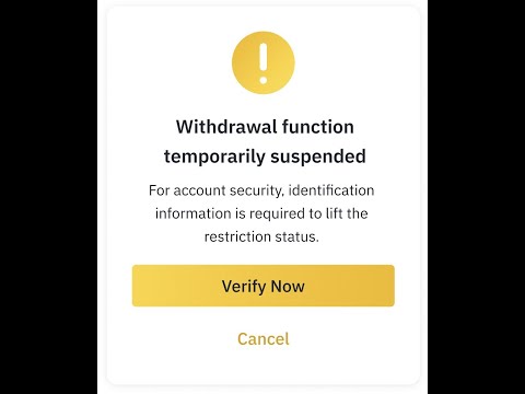   Binance Verification Failed