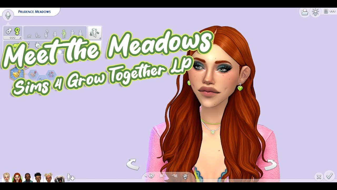 Meet The Family! Sims 4 Grow Together 1 YouTube