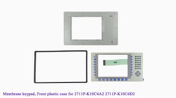 2711P-K10C4A2 2711P-K10C6D2 Front Plastic Case, Membrane Keypad for PanelView Plus 1000
