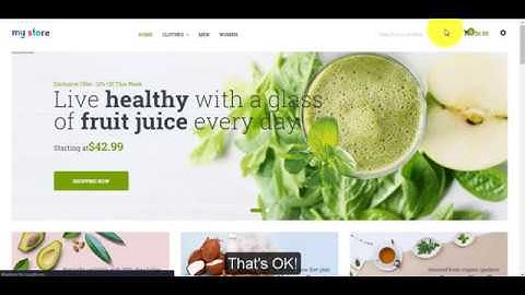 How to install Organicfood Responsive Prestashop theme