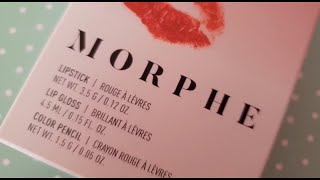 MORPHE - OUT & A POUT CANDY RED LIP TRIO