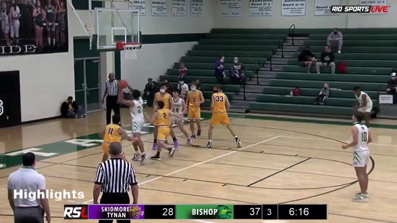 HIGHLIGHTS: Boys Bi-District Basketball | Bishop vs. Skidmore-Tynan | 2-19-21