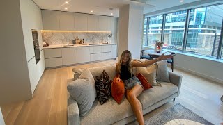 What £3,250 and £2,470 per month gets you in Canary Wharf, London (full apartment tour)