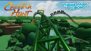 Cheetah Hunt Queue and Ride @ Busch Gardens Tampa | Theme Park Tycoon 2 Ride Recreation