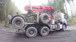 Volvo FMX 6x6 on snow 