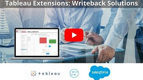 Tableau Extensions Part II - Form Writeback from Dashboard to Salesforce