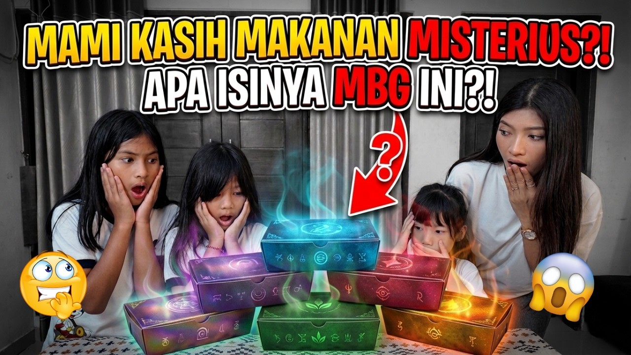 HISTERIS PILIH KOTAK MBG SEKOLAH YANG SALAH!! DISTA, DOMINIQUE, #viralvideo #viralvideos