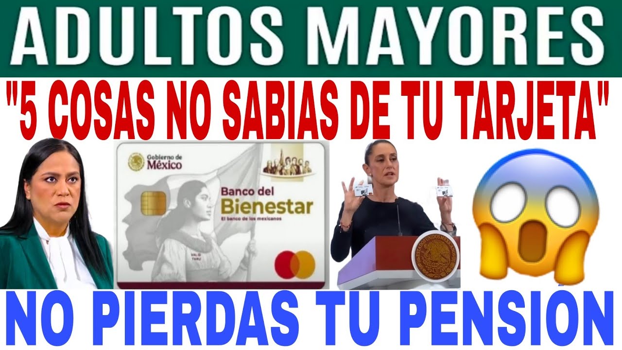 🔥NO PIERDAS TU PENSIÓN $6400 ADULTOS MAYORES 