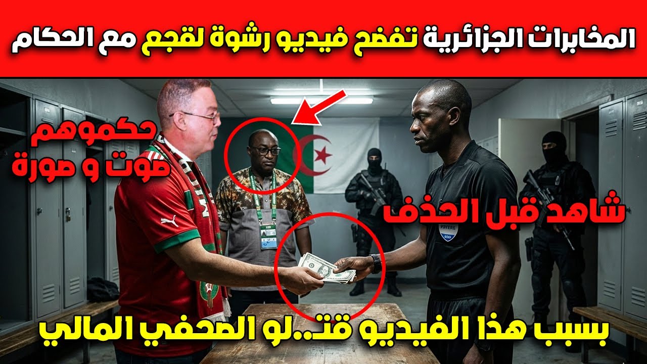 بسبب هذا الفيديو قتـ..لو الصحفي المالي😱😱المخابرات الجزائرية تفضح فيديو رشوة لقجع مع الحكام