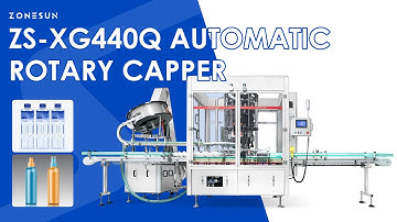 ZONESUN High Speed Rotary Capping Machine with Cap Elevator ZS-XG440Q