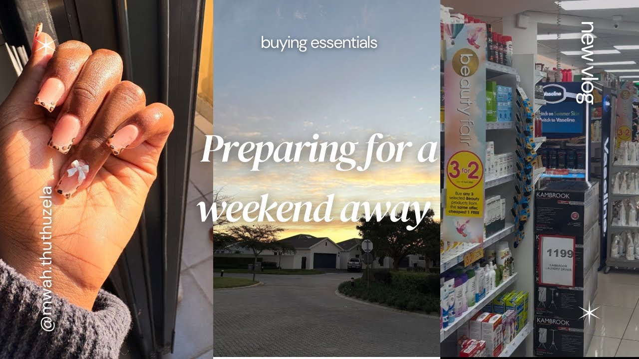 Preparing for a weekend away | maintenance, shopping etc. | - YouTube