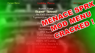 [MW3/1.24] Modern Warfare 3 MENACE BEST FREE SPRX MOD MENU LOBBY (Phantom CRACKED ?!?) + DOWNLOAD