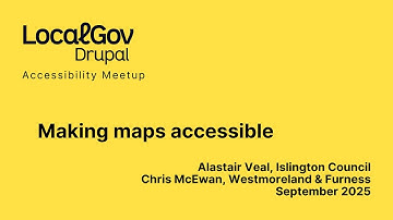Making maps accessible